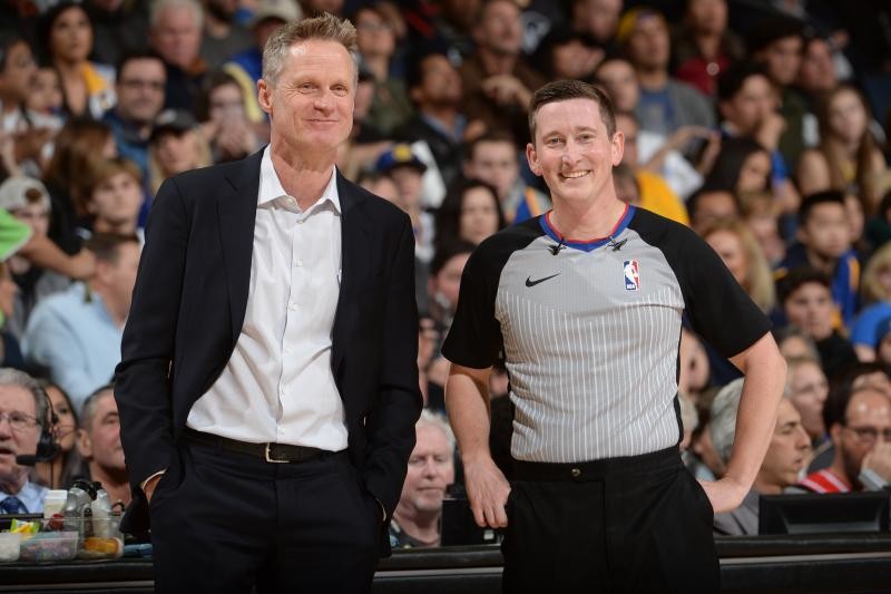 Steve Kerr Says NBA Officiating Has Never Been Harder, Players Try to