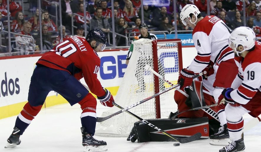Capitals’ 11game home winning streak snapped in loss to Hurricanes