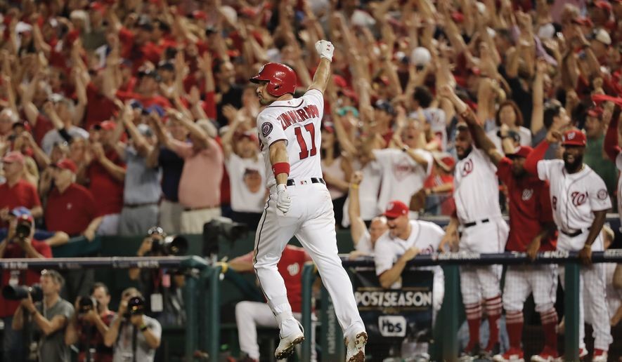Bryce Harper, Ryan Zimmerman homer late to tie NLDS