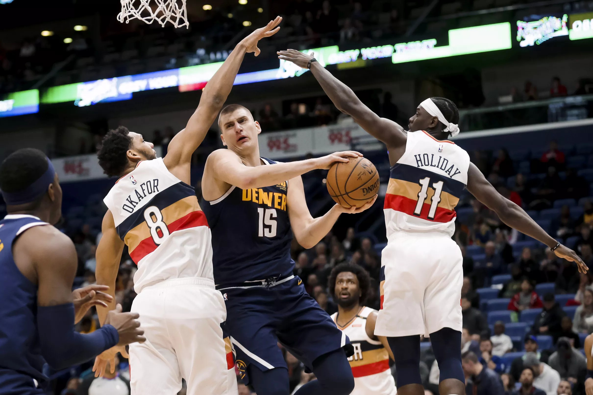 Game 65 New Orleans Pelicans look to thwart Denver Nuggets in The Mile High City