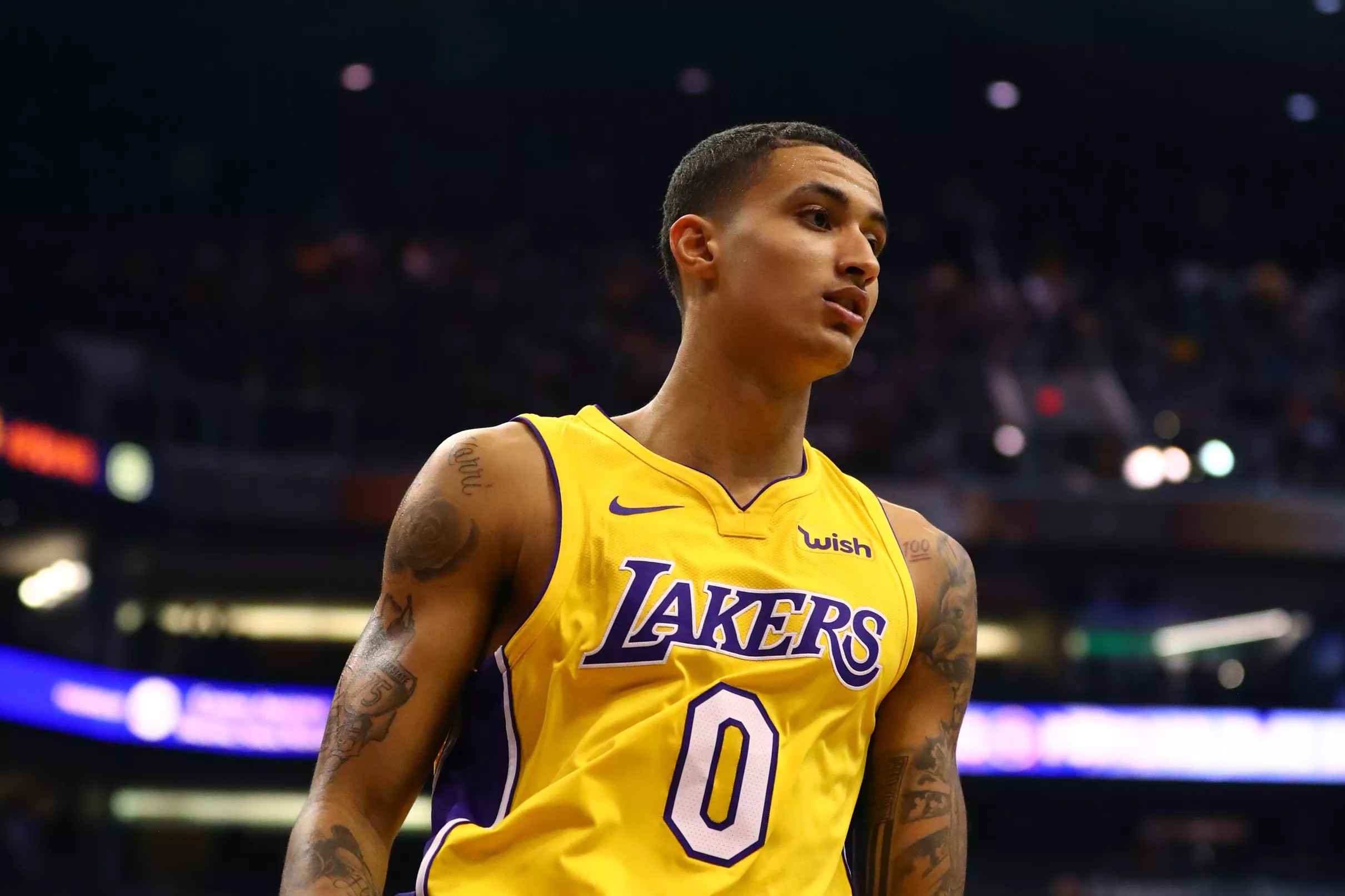 The highlights from Kyle Kuzma’s first career start with the Lakers are fir...