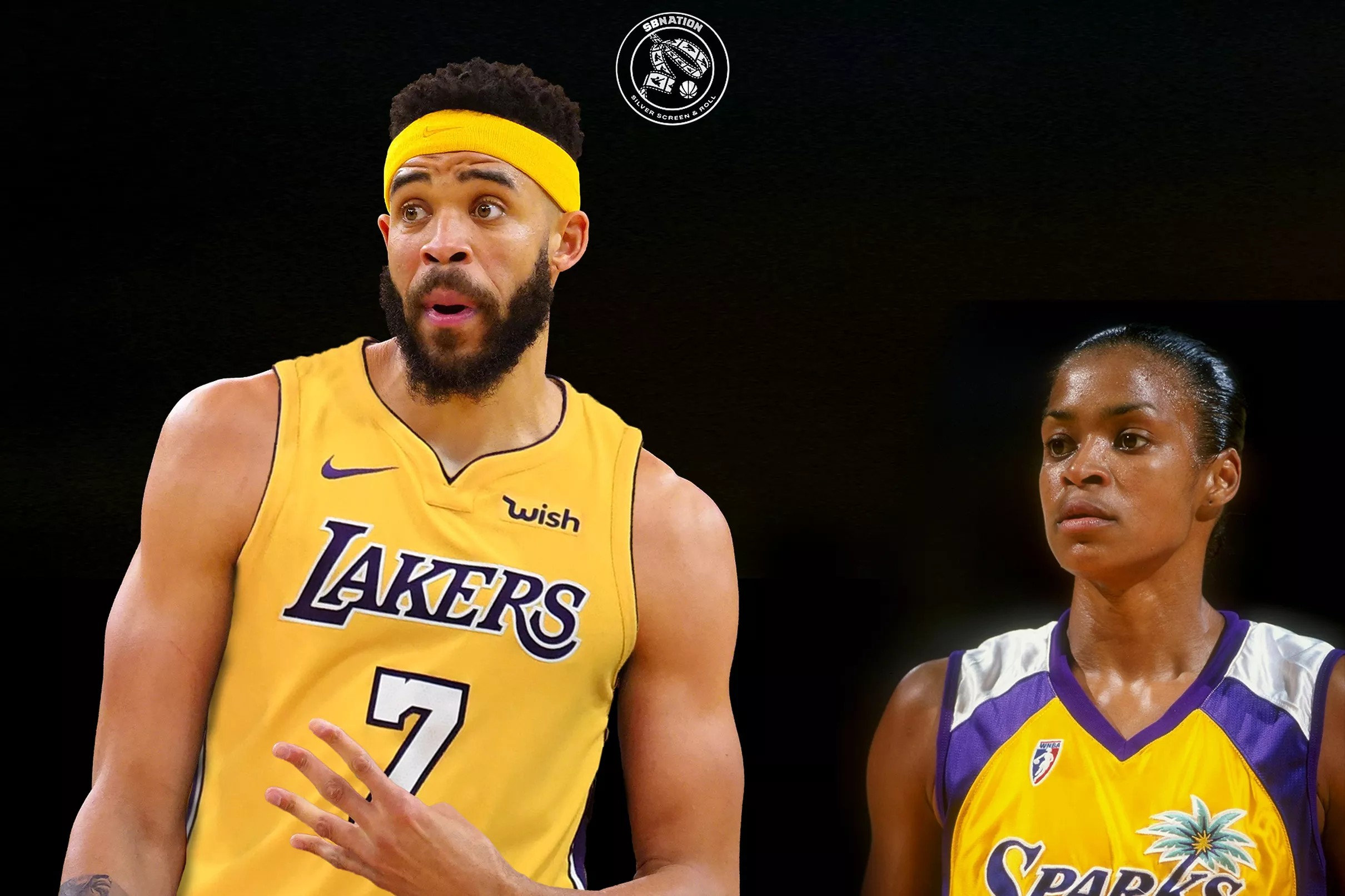 JaVale McGee grew up watching his mom play for the L.A. Sparks
