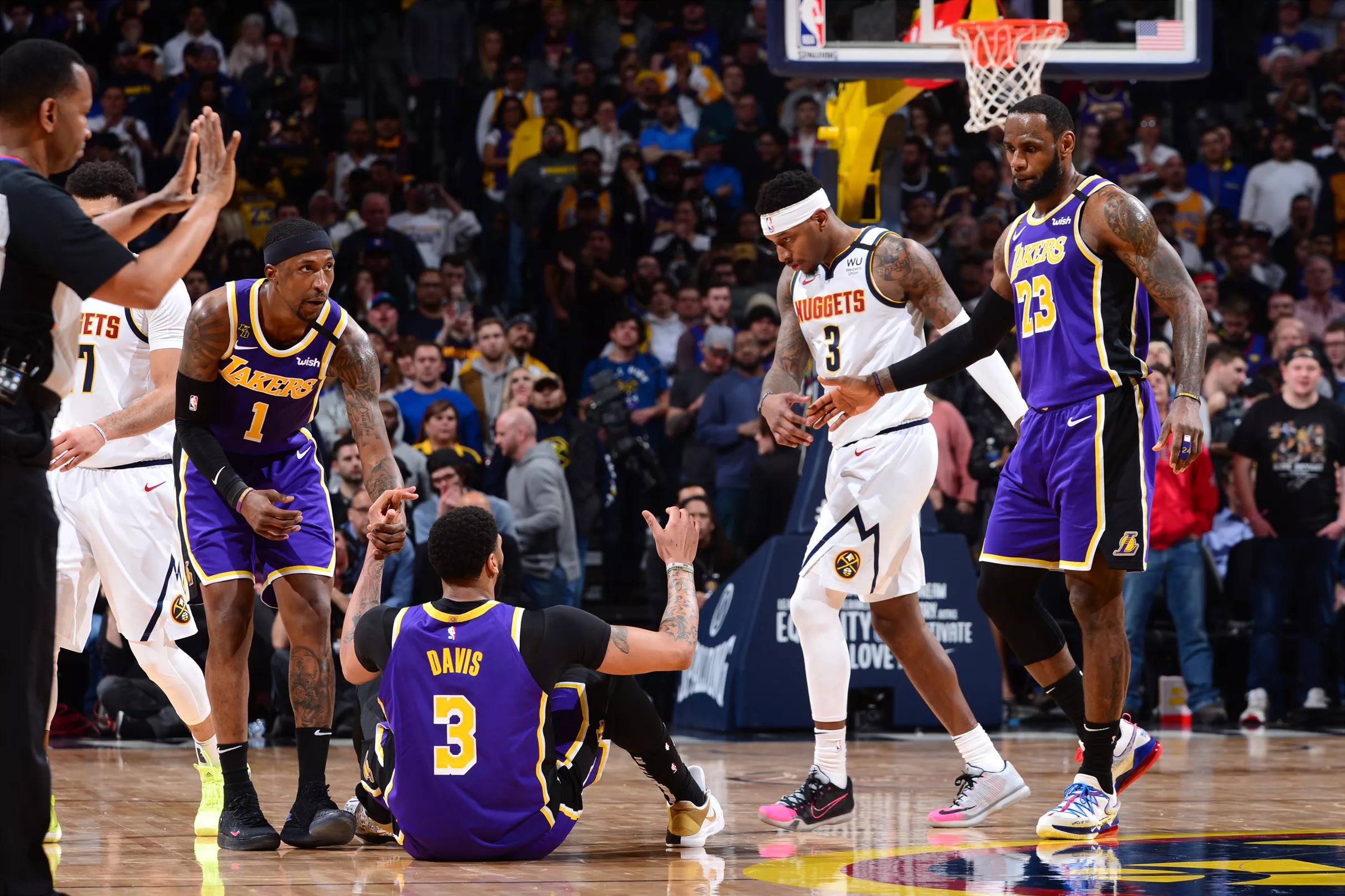 Lakers vs. Nuggets Final Score Exhausted Lakers shorthanded