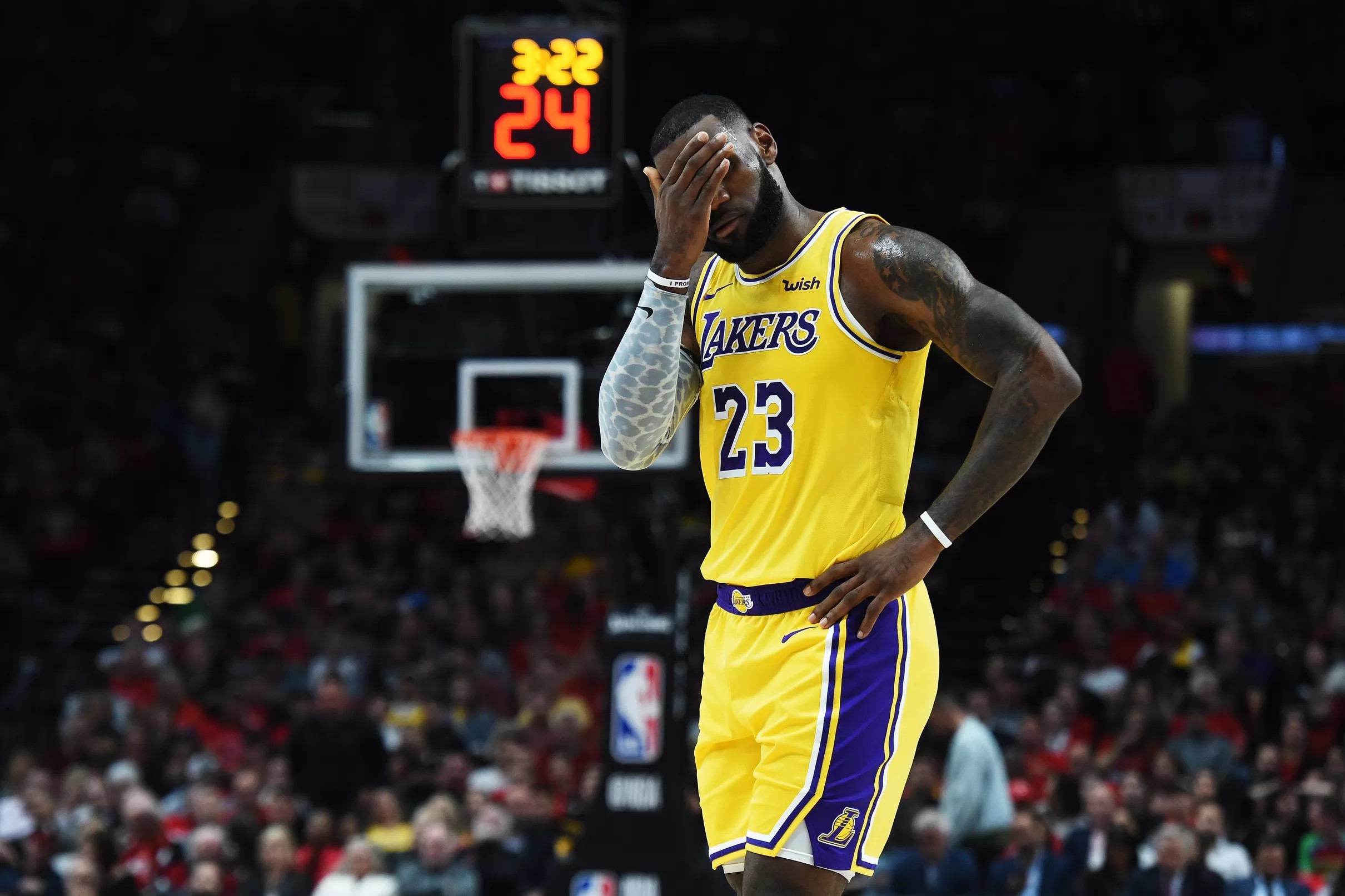 Lakers vs. Blazers Final Score LeBron James can’t end L.A.’s losing