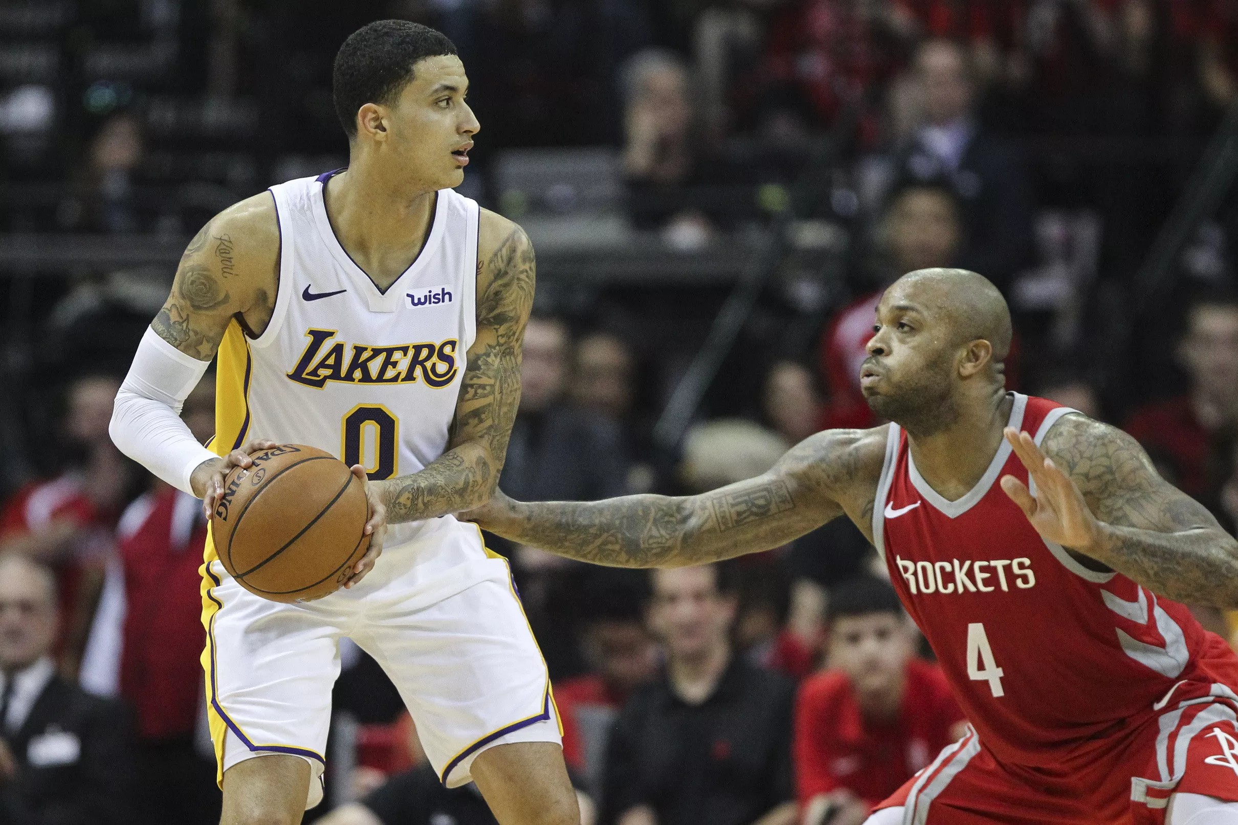 Lakers vs. Rockets Final Score: Kyle Kuzma’s big night lifts Lakers past Ro...