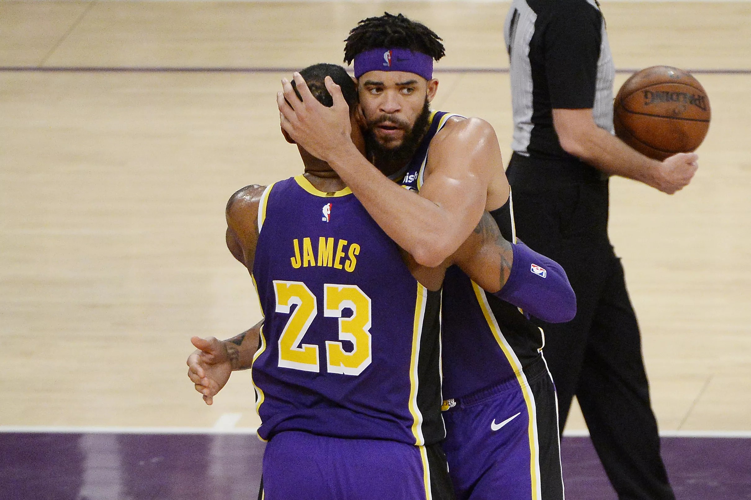 Luke Walton and LeBron James are both impressed with how well JaVale