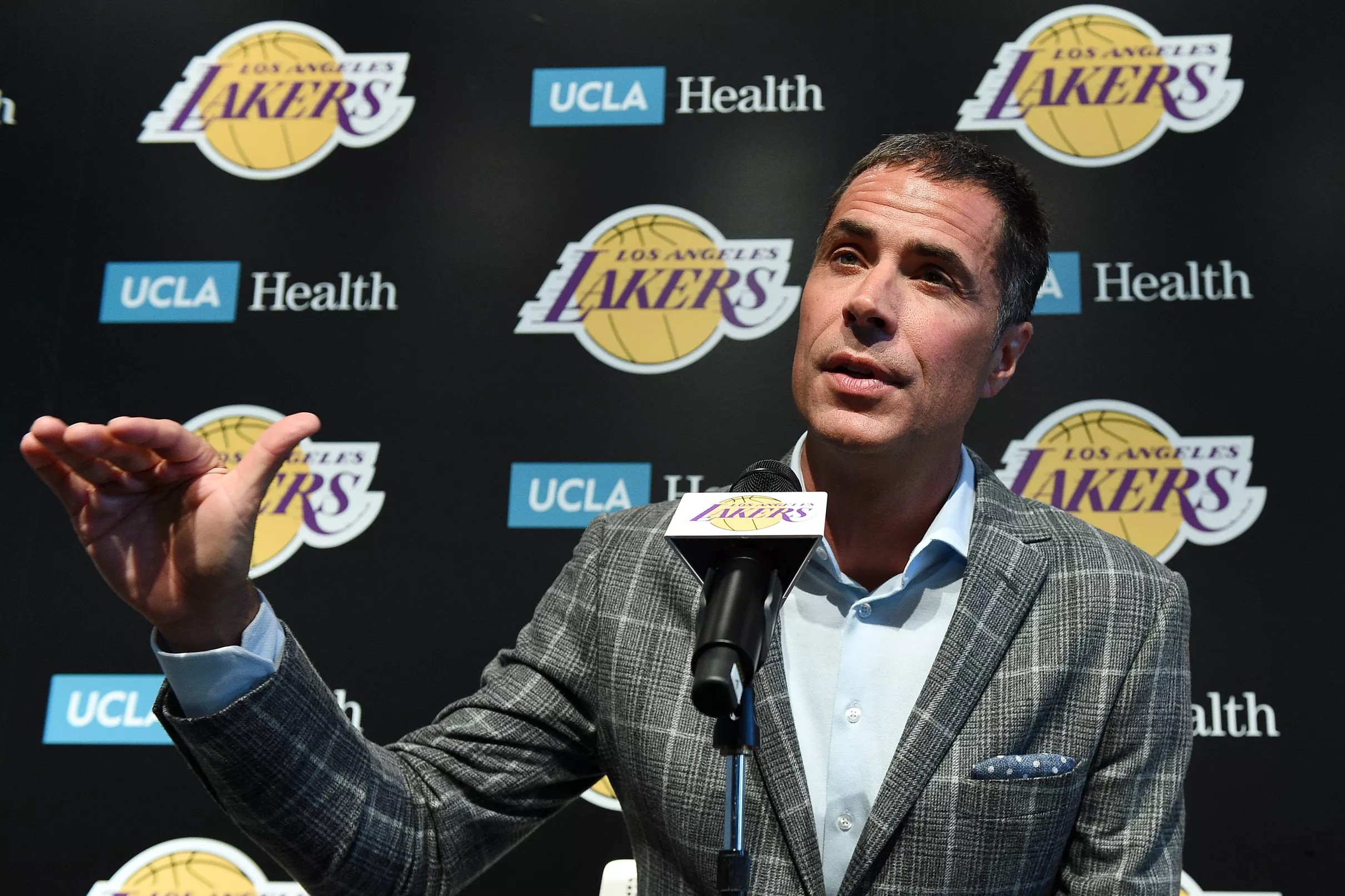 Rob Pelinka Compared Lakers Trade Rumors To A Pastor And His Fiancé ...