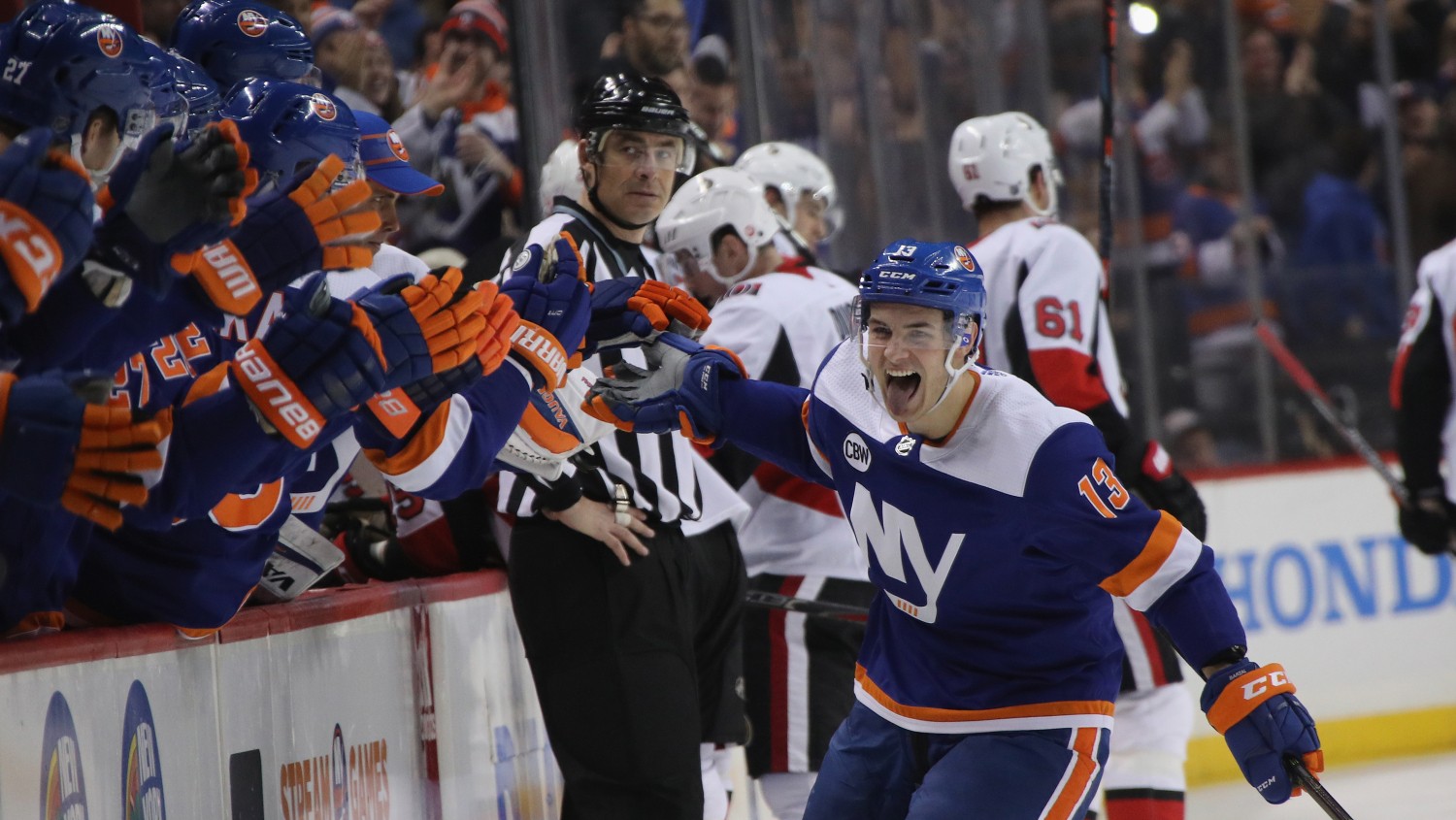 Barzal Leads Islanders’ Rally In Win Over Senators