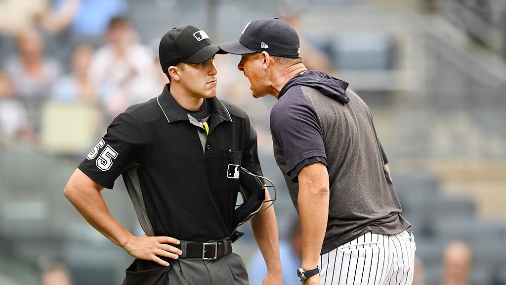 Yankees Manager Aaron Boone Suspended A Game For Umpire Rant