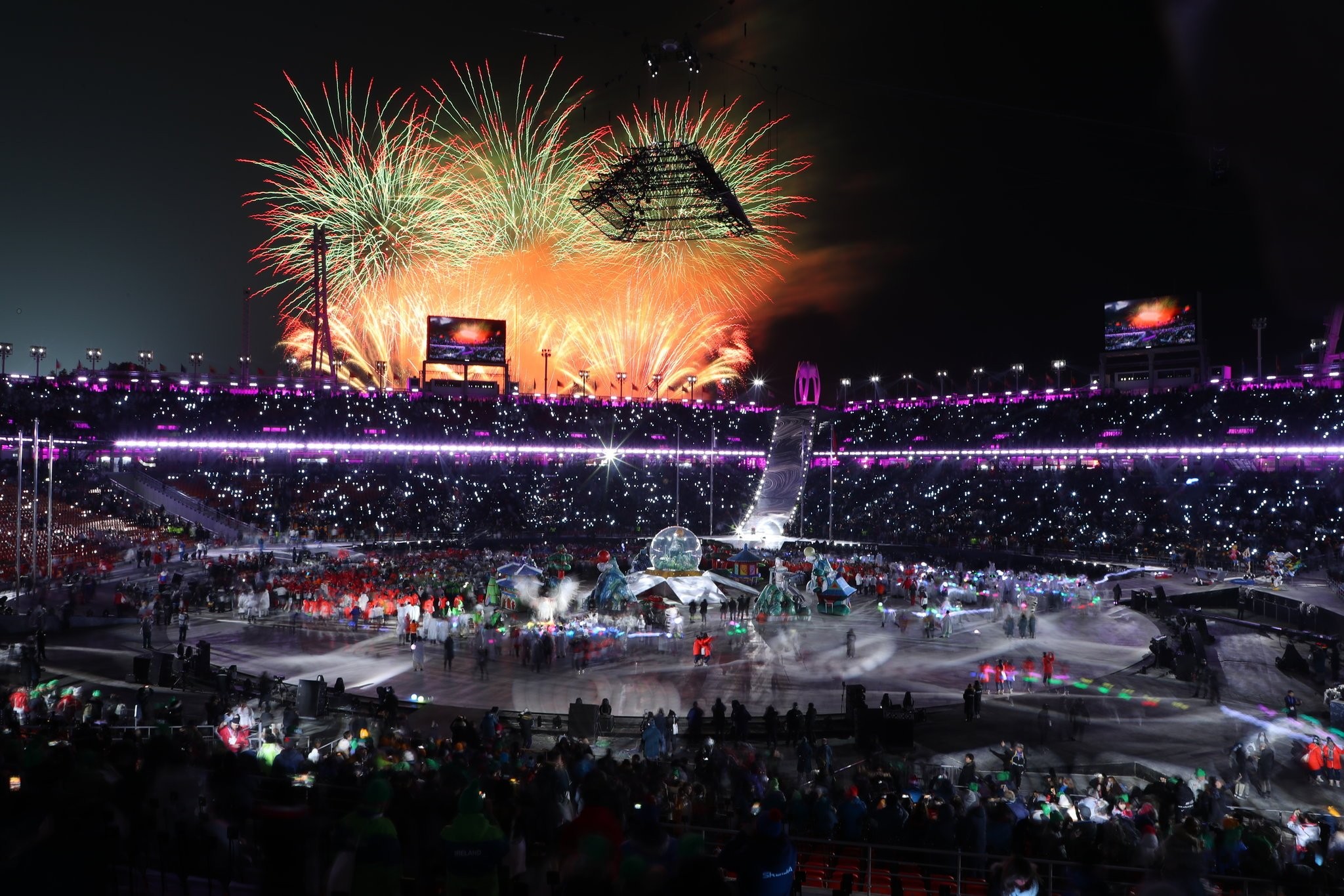 Winter Olympics Closing Ceremony: Highlights and Photographs