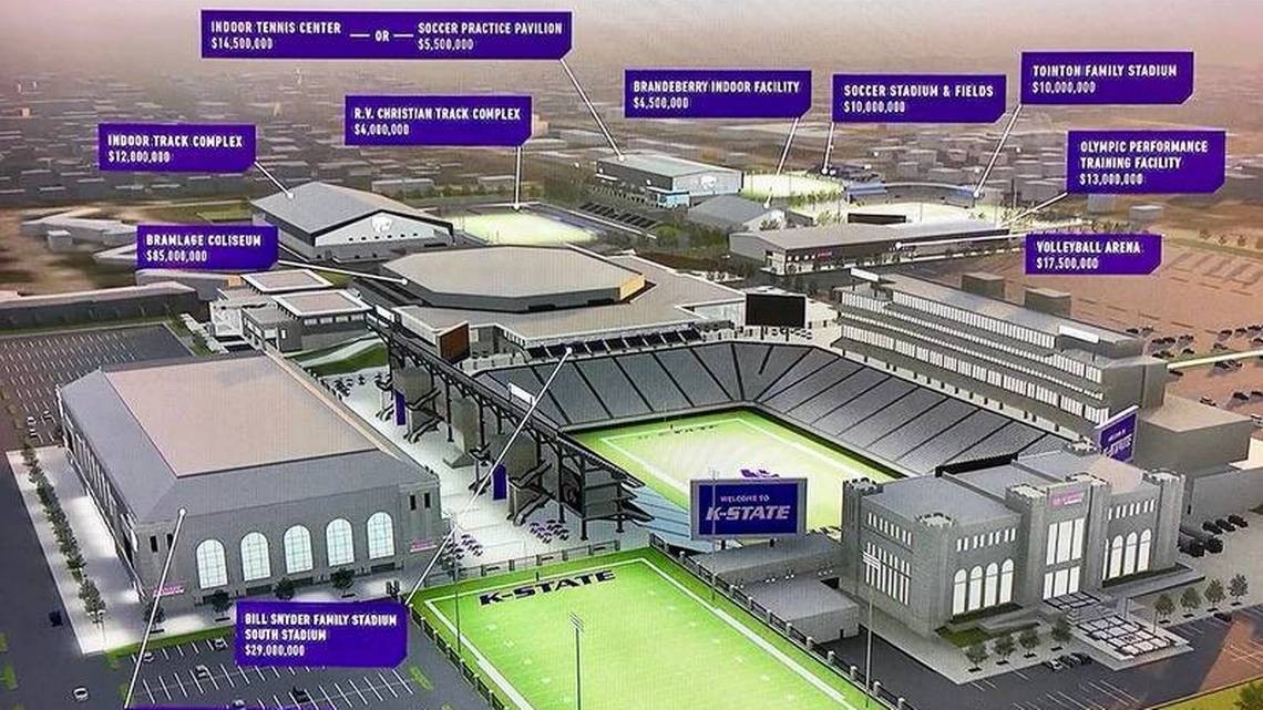 KState athletics unveils plans for 230 million in facility upgrades
