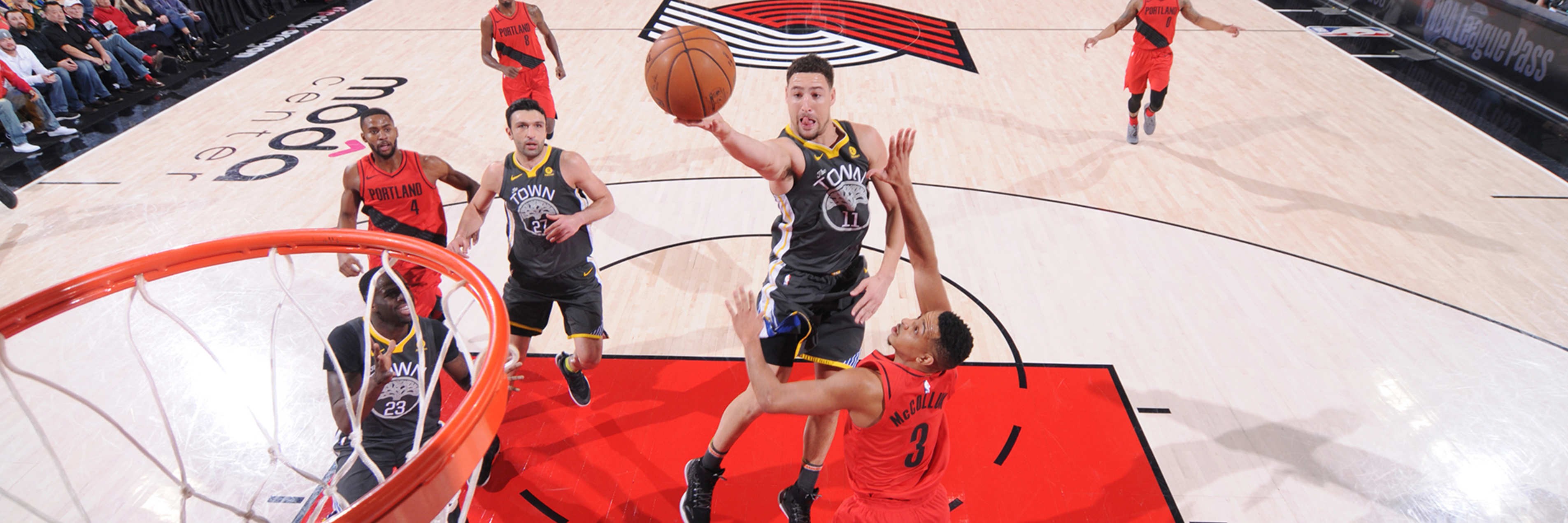warriors x blazers