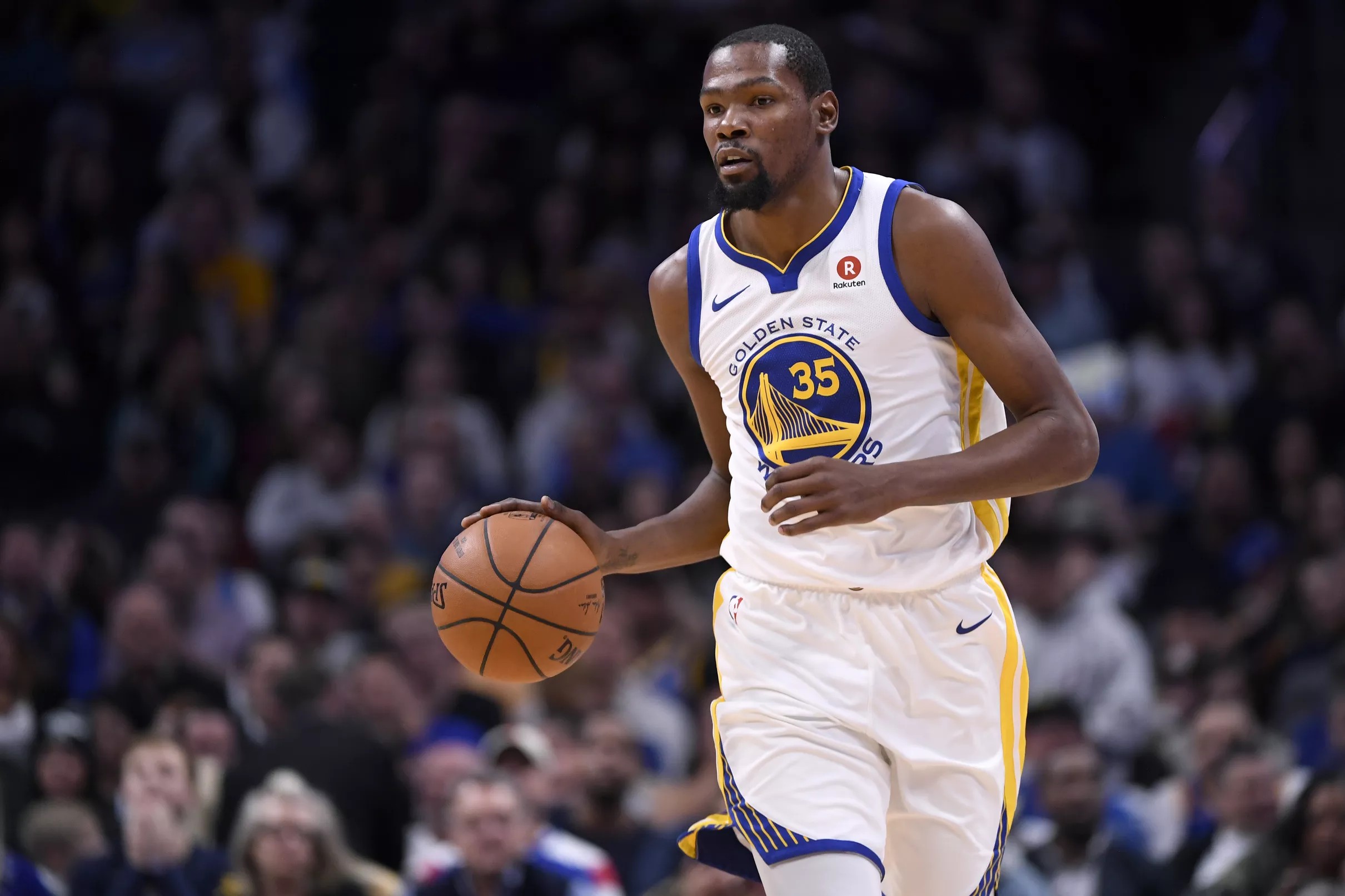 Kevin durant is a star nba basketball player who currently plays for the go...