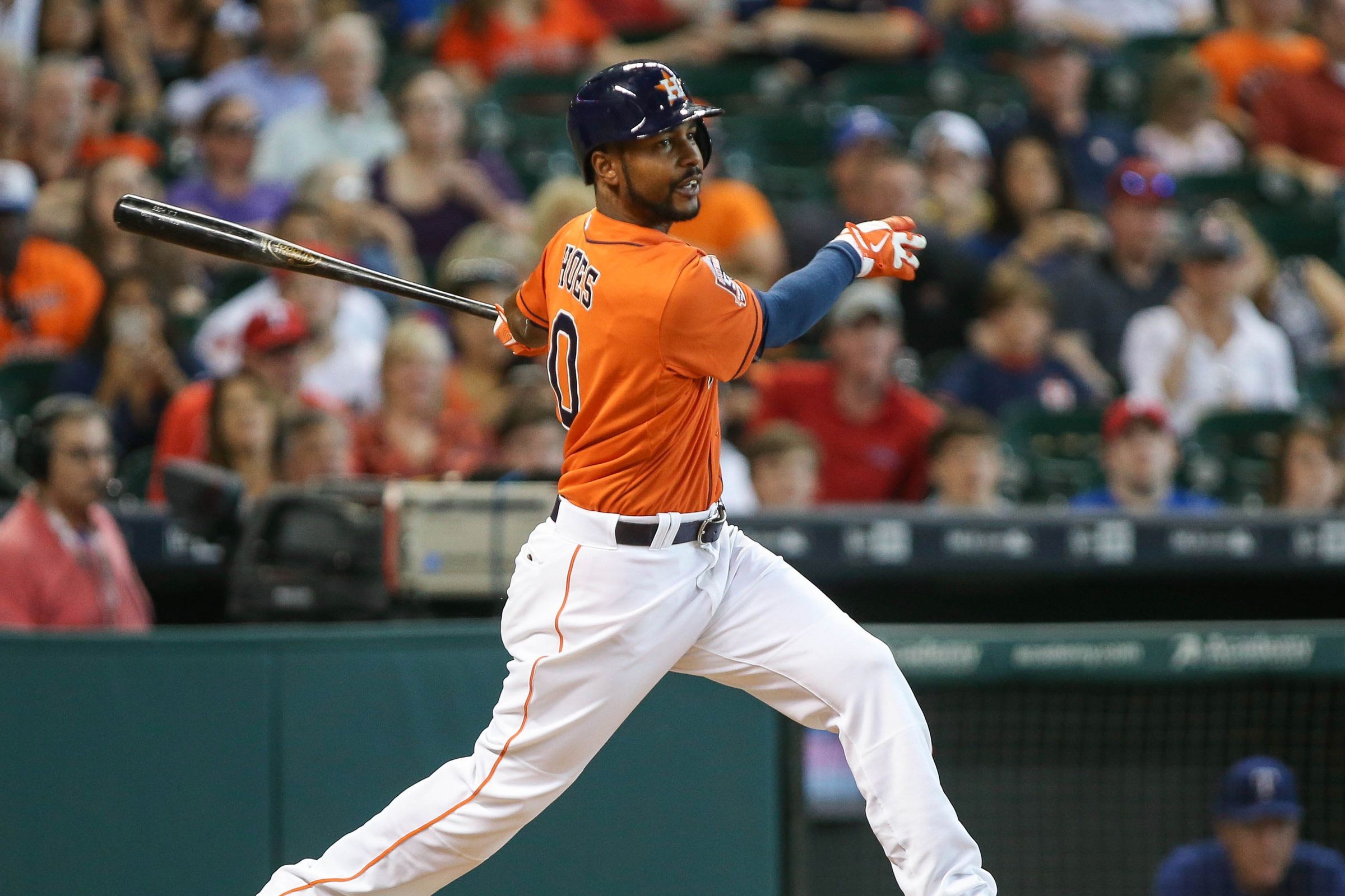 Astros roster moves L.J. Hoes traded back to Baltimore