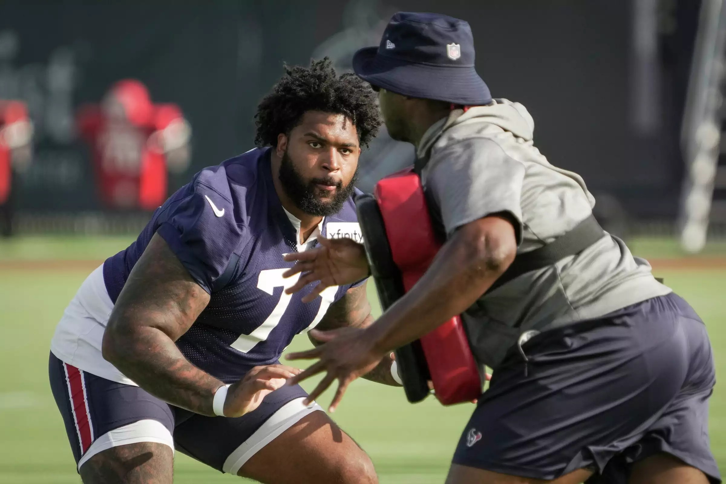 Texans O-line flourishes at New Orleans