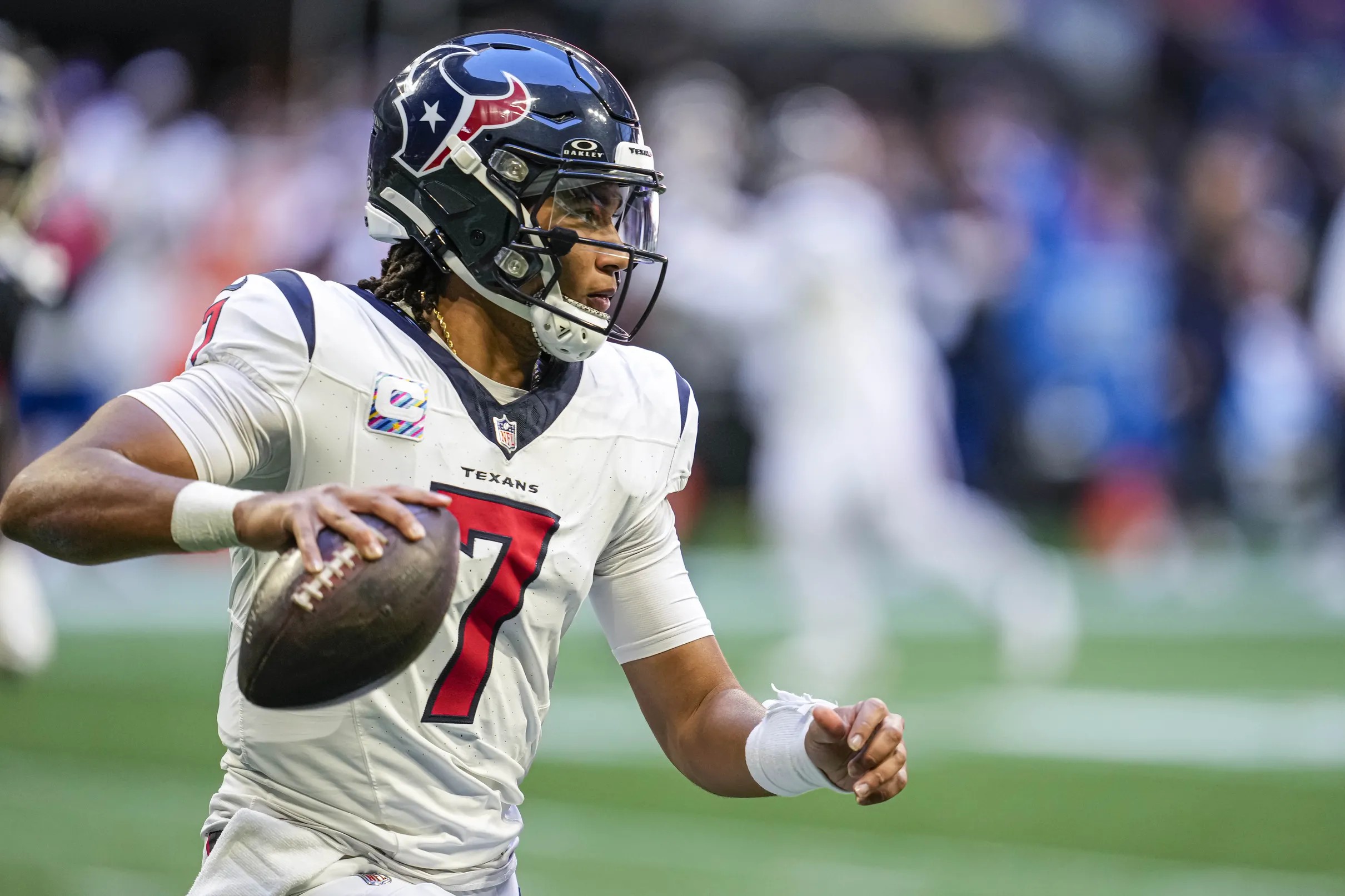 Texans rookie QB C.J. Stroud struggles, but Houston beats Patriots - Battle  Red Blog