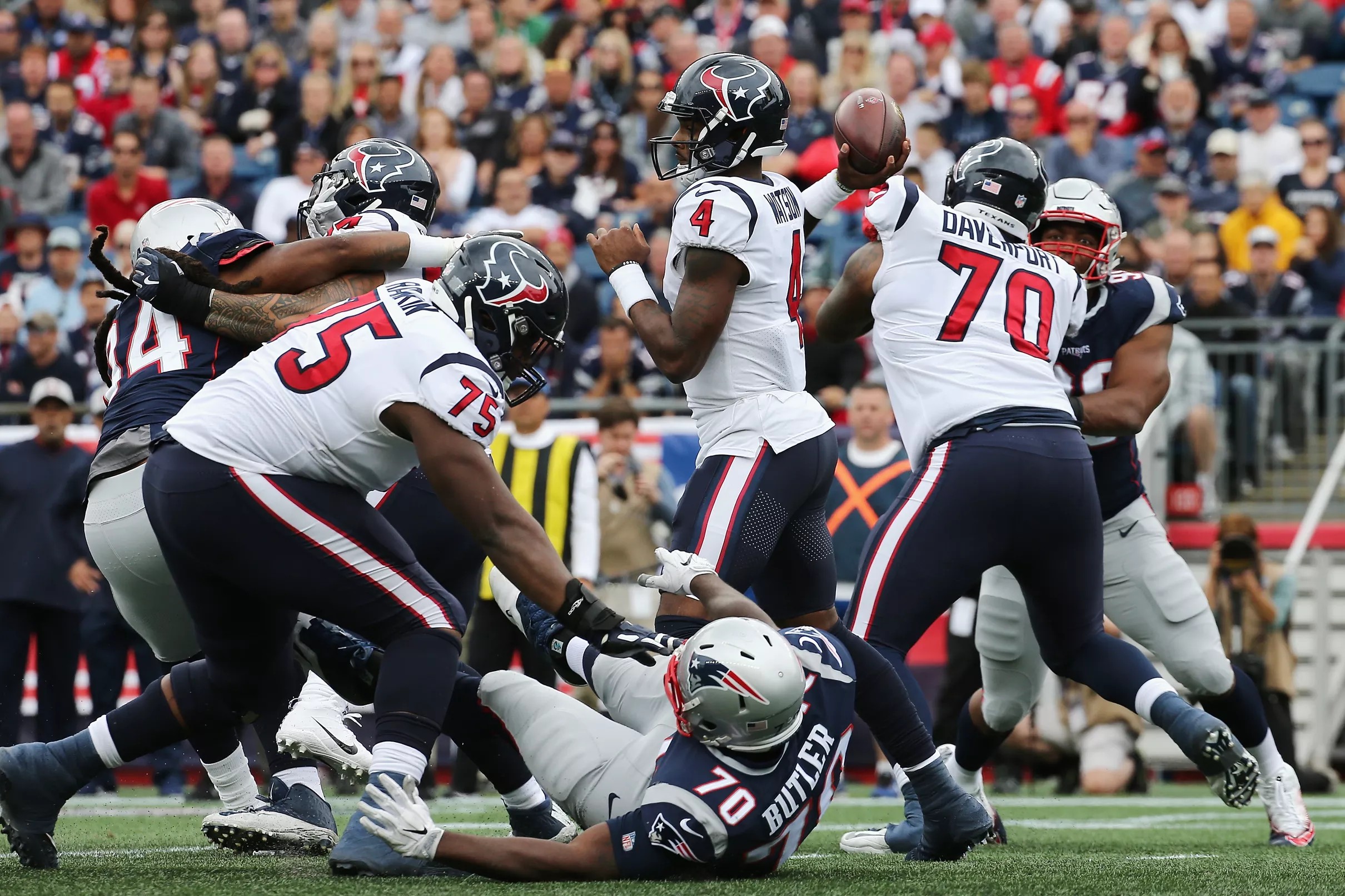 Pro Football Focus Ranks Texans’ Offensive Line 31st In NFL