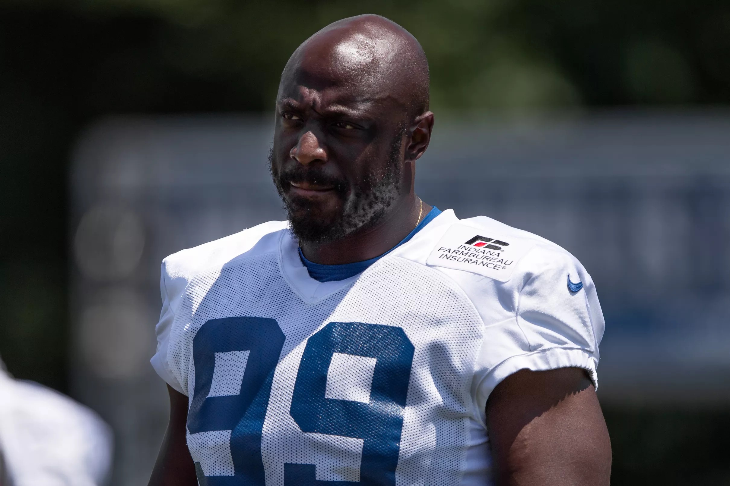 Colts Justin Houston is Organizing Player Defensive Line Workout