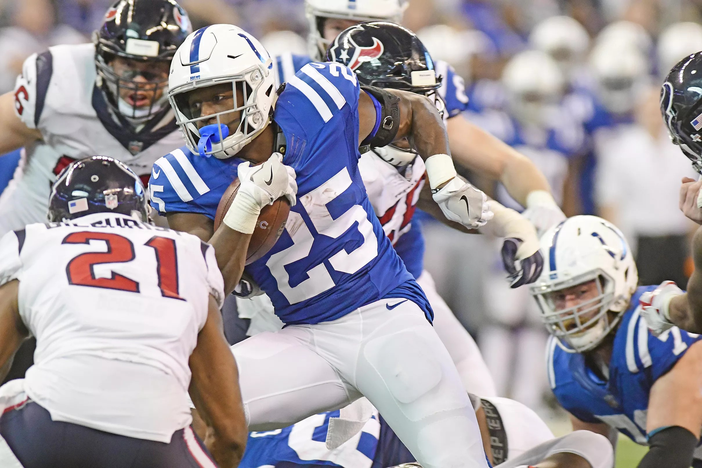 Marlon Mack Played Through 2017 With Shoulder Injury Suffered In