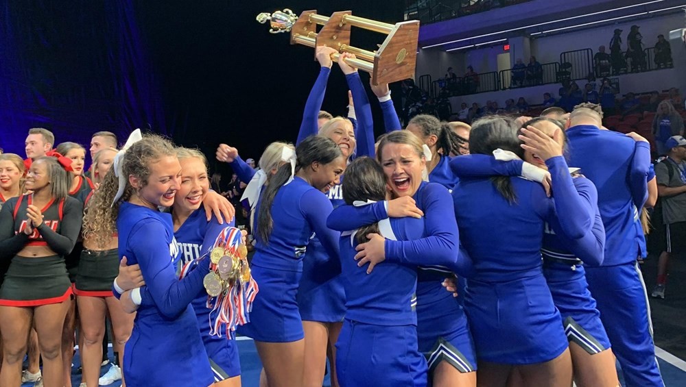 Cheer Coed Team Wins Second National Championship in Three Years