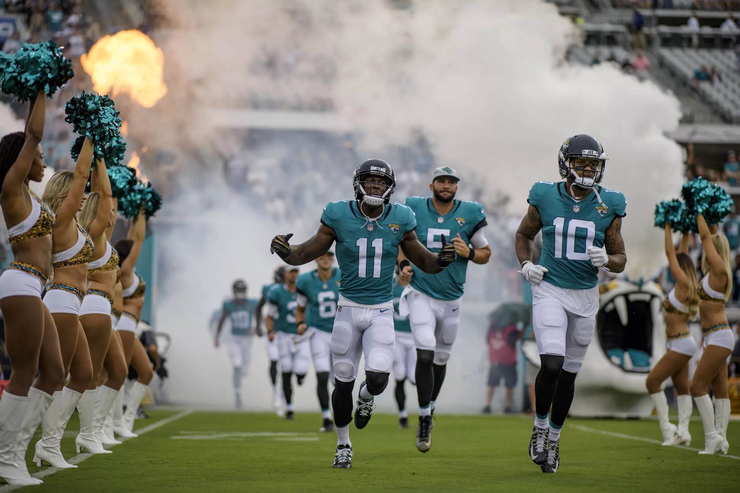 What are the Jacksonville Jaguars doing at wide receiver?