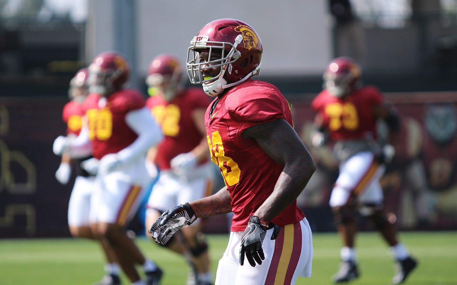 Usc Football Spring Camp Review Running Backs Rise 0457