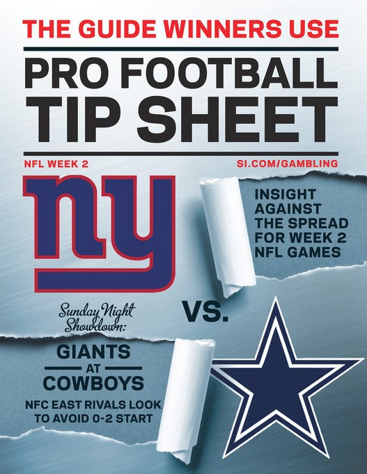 Weekly Tip Sheet: The Complete Printable Betting Guide to NFL Week