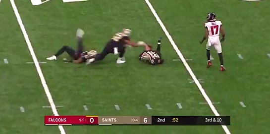 WATCH: Saints' Marshon Lattimore Intercepted The Ball With His Butt