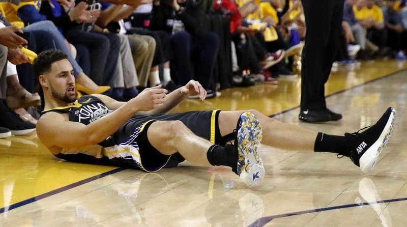 Klay Thompson Exits In Third Quarter Of Game 6 With Left Knee Injury