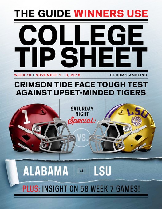 Weekly Tip Sheet The Complete Printable Betting Guide To Week 10 Of College Football