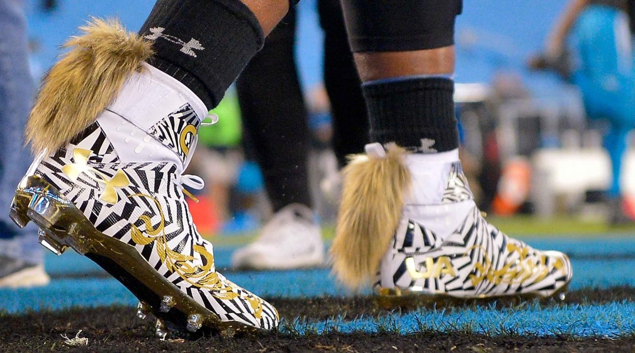 all white cam newton cleats