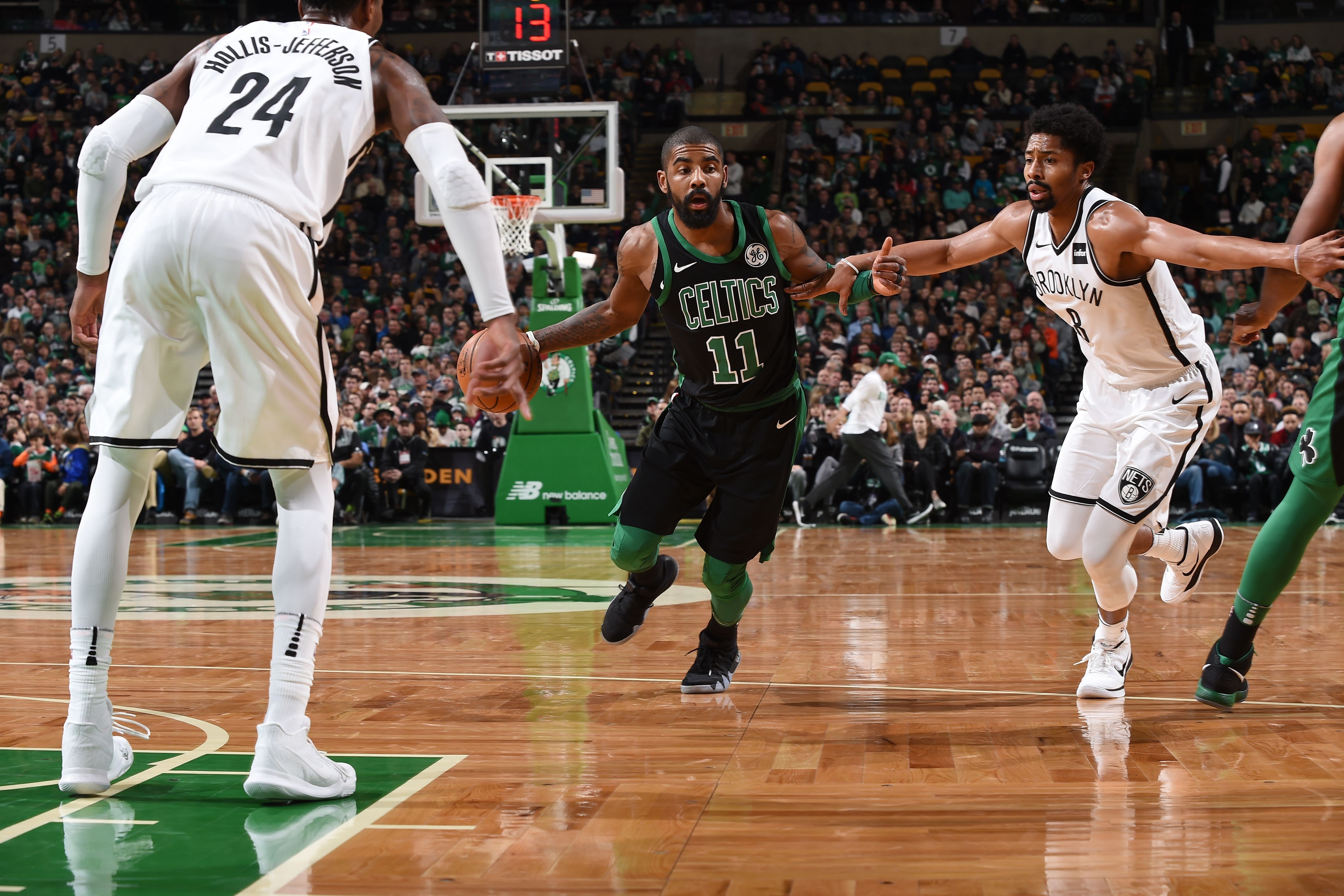 Kyrie Irving Leads Celtics Past The Brooklyn Nets 108-105