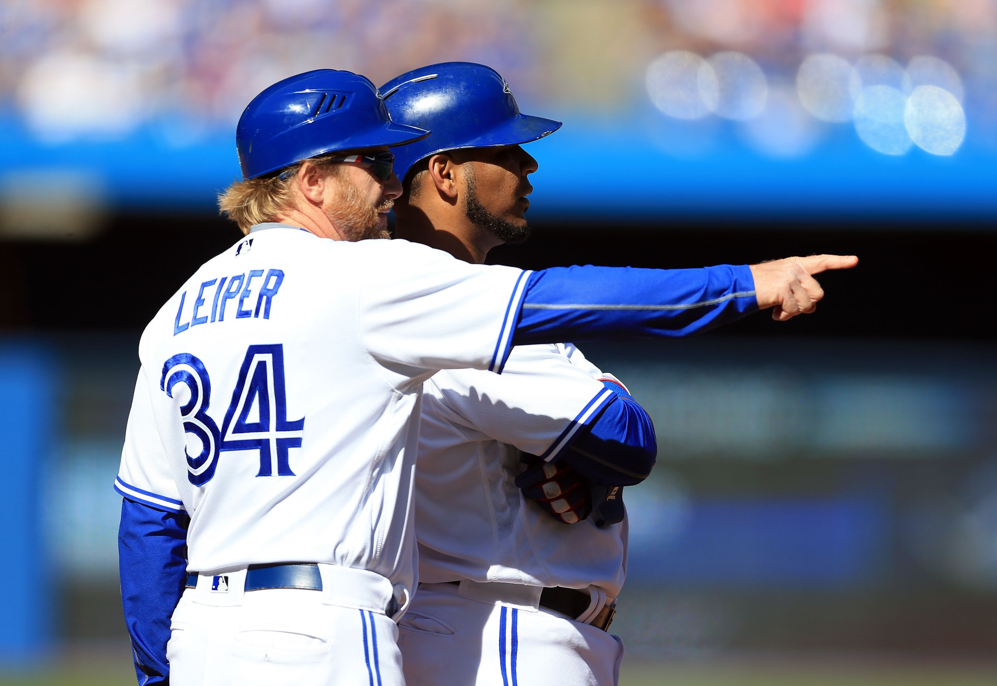 Blue Jays first base coach Tim Leiper let go by team