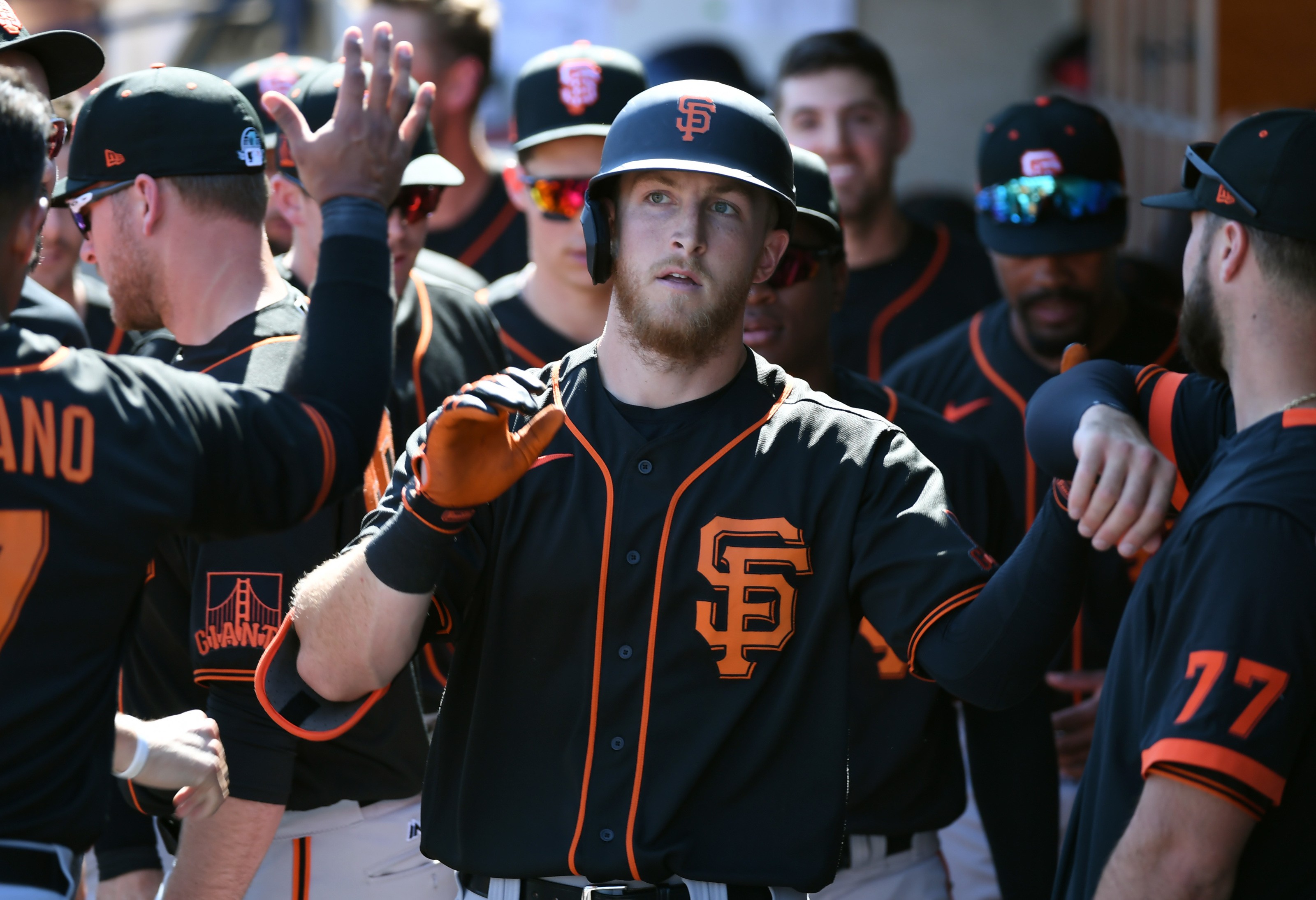 SF Giants reassign four players to minorleague camp