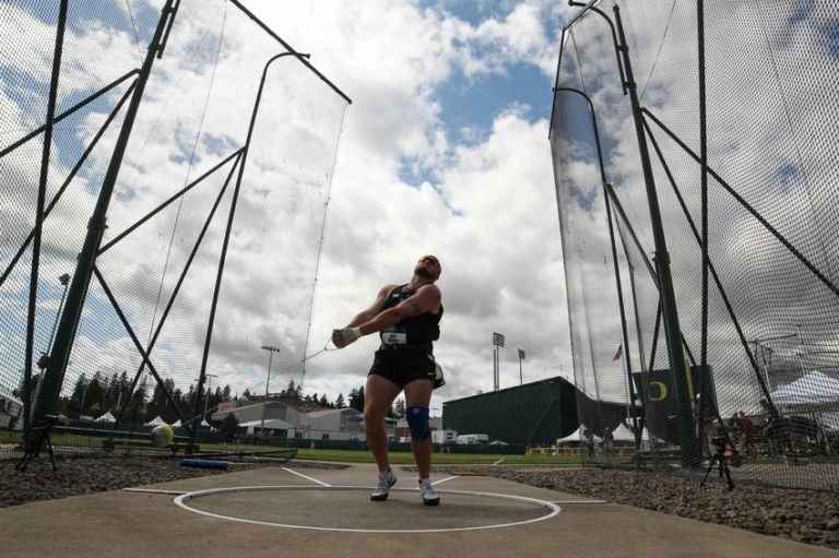 2016 Olympic Trials Day 6 Greg Skipper Contends In Hammer Throw