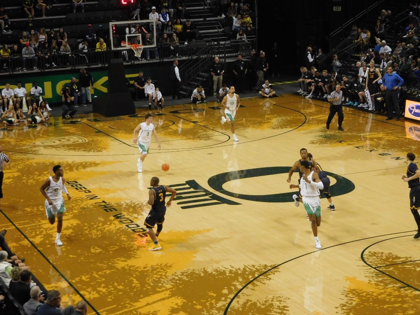 2017 Oregon Basketball vs Ball State Cheat Sheet