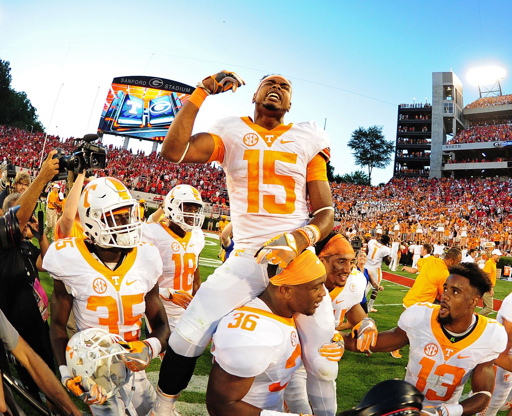Tennessee football Vols top 10 greatest games in 2010s decade