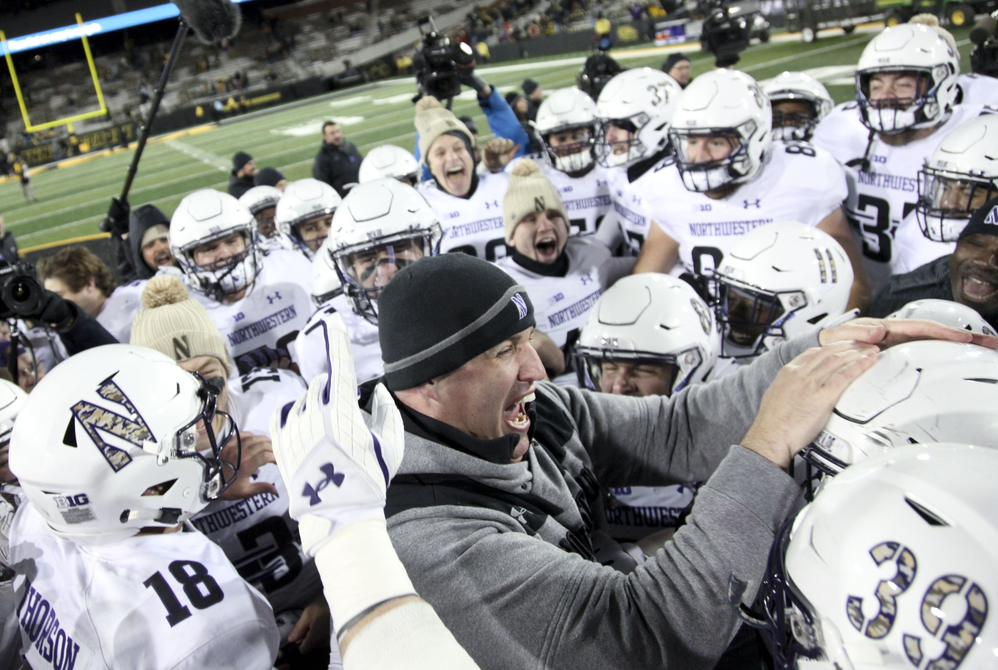 Iowa Football Wisconsin Purdue Lose And Northwestern Clinches Big Ten