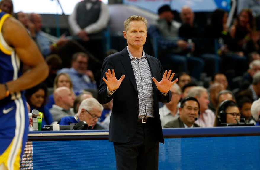 Steve Kerr praises healthy Warriors, calls them the ‘Elite Eight’