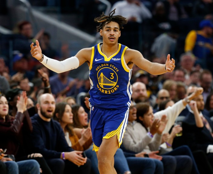 Warriors rookie Jordan Poole those shelteredinplace to his