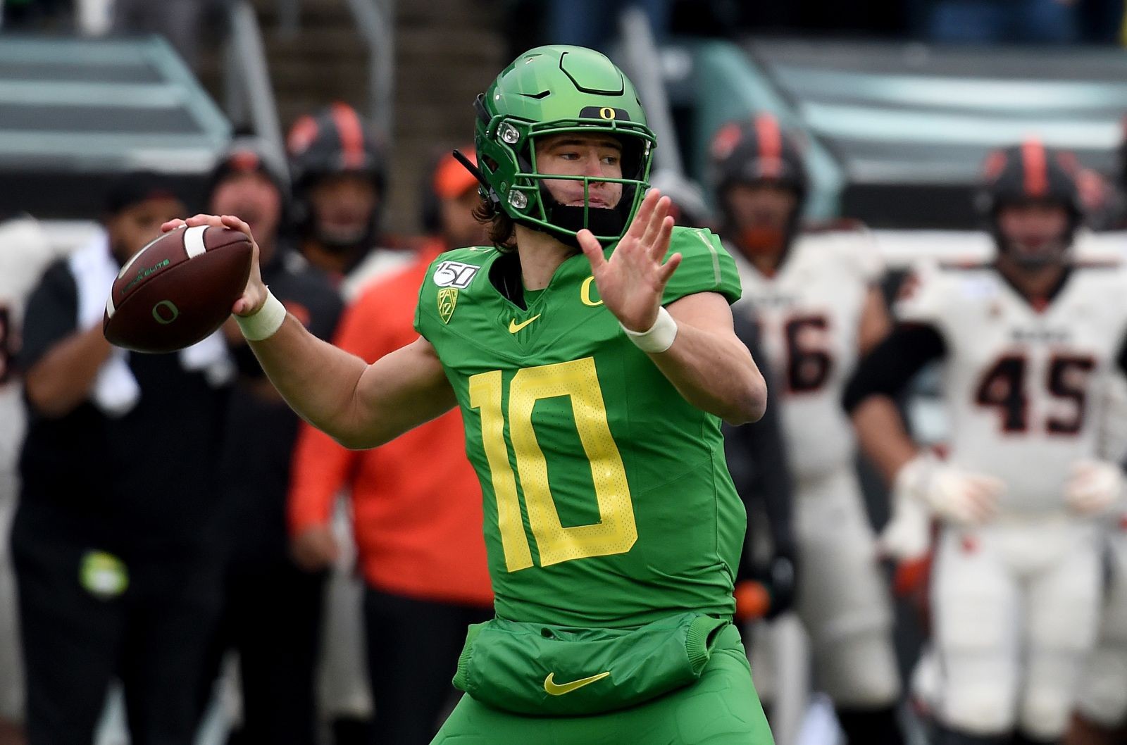 Recent mock drafts have Raiders selecting quarterback of the future