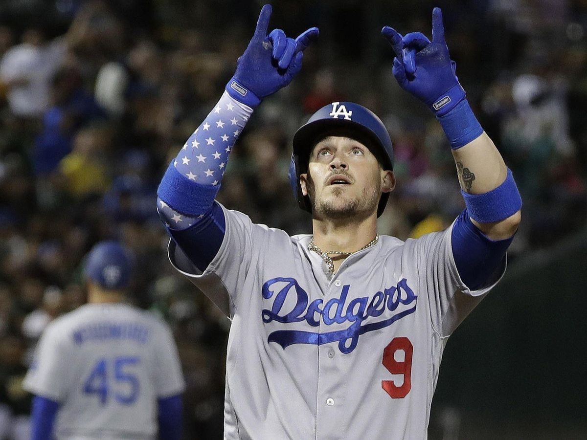 Dodgers score seven runs in final three innings in 8-5 victory over Rockies