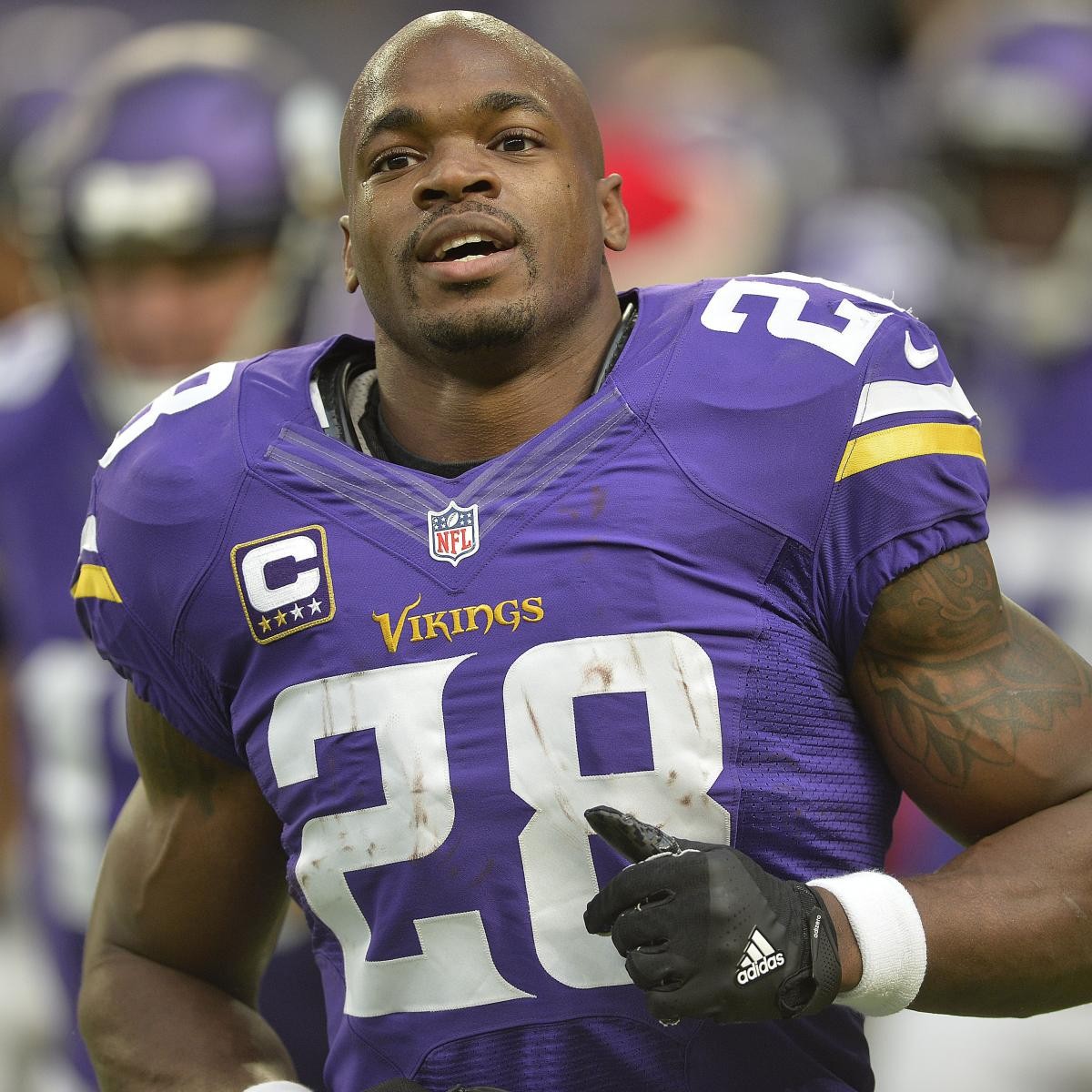 Adrian Peterson Thanks Minnesota Vikings, Fans on Twitter