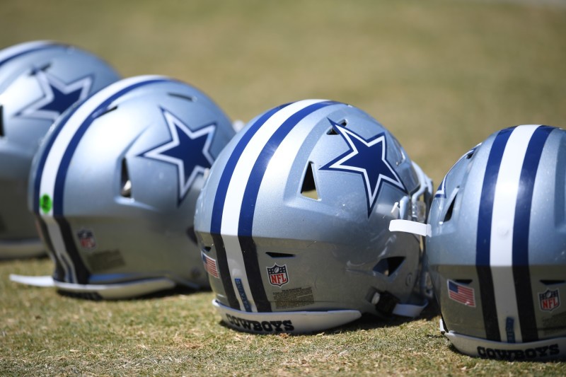 Cowboys Will Wear Red Stripe on Helmet vs. Broncos to Honor NMOH Recipients