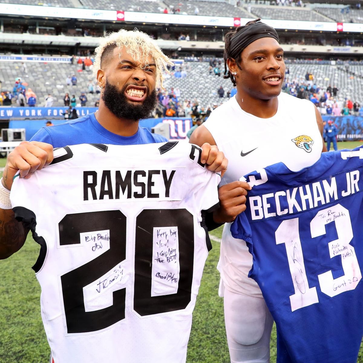 NFL Players Bring Soccer Traditions to the NFL with PostGame Jersey Swaps