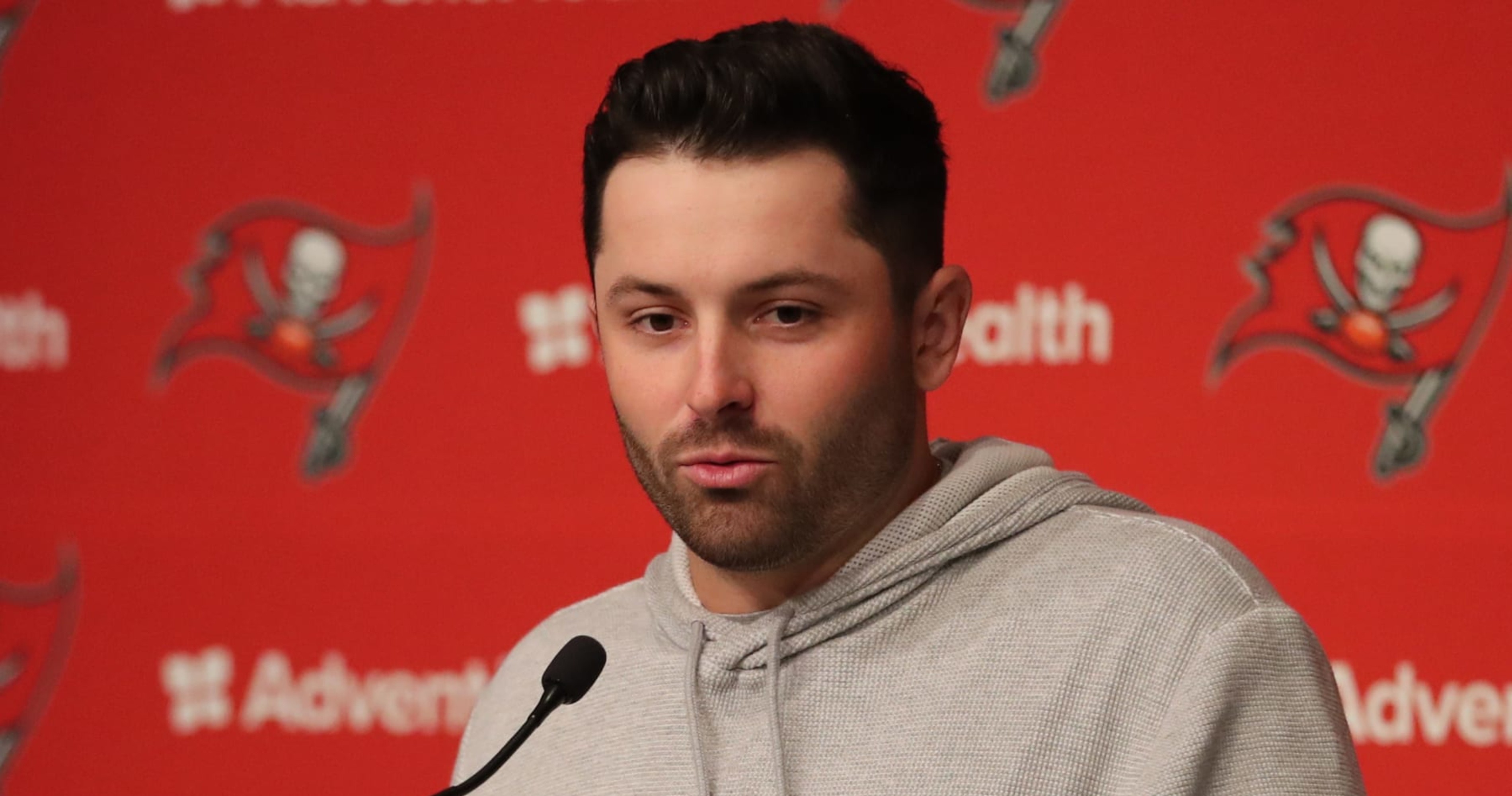 Bucs Baker Mayfield Kyle Trask Split 1st Team Reps Amid QB Battle