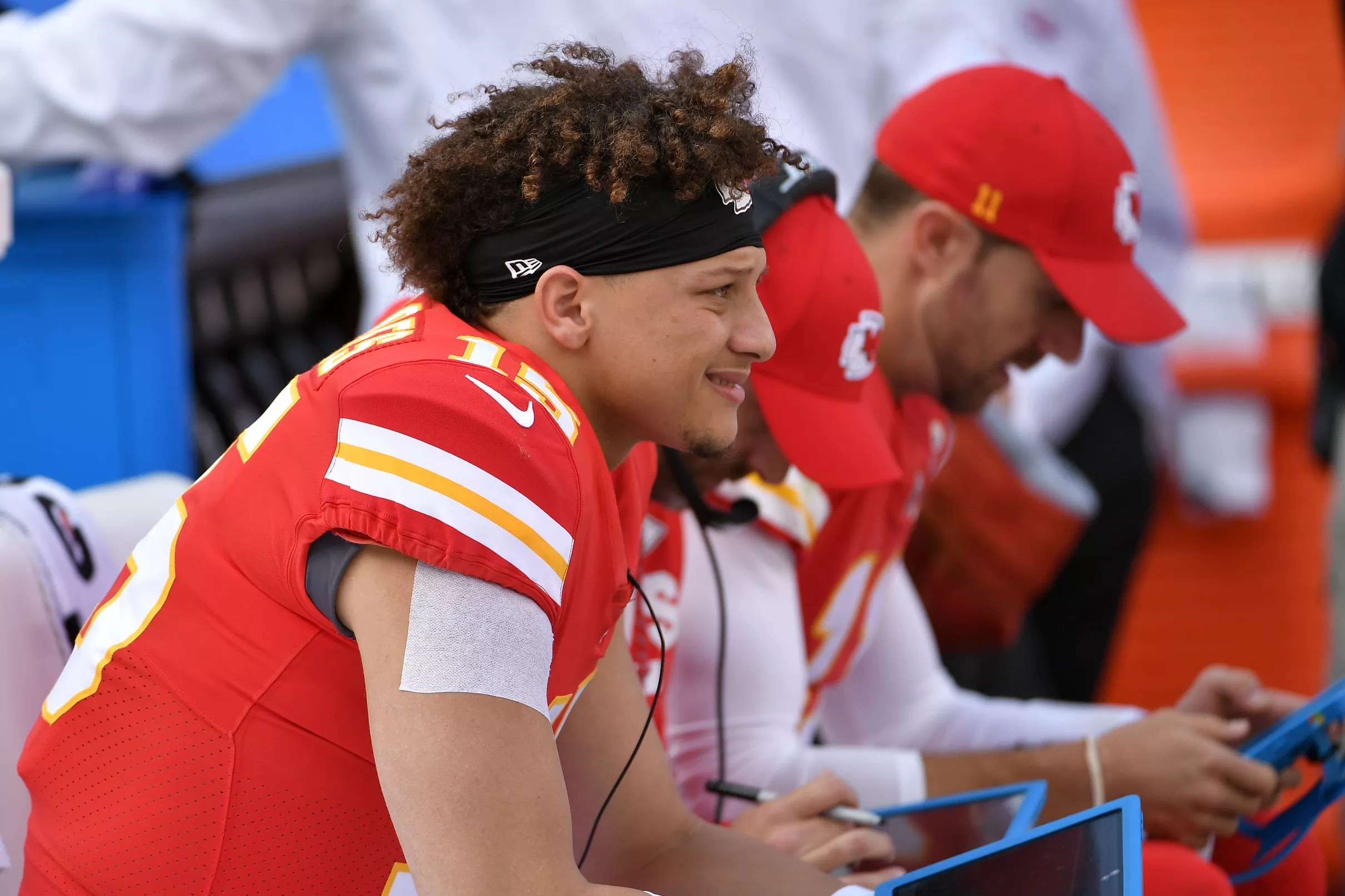 For Patrick Mahomes, Tuesday was all about the hair