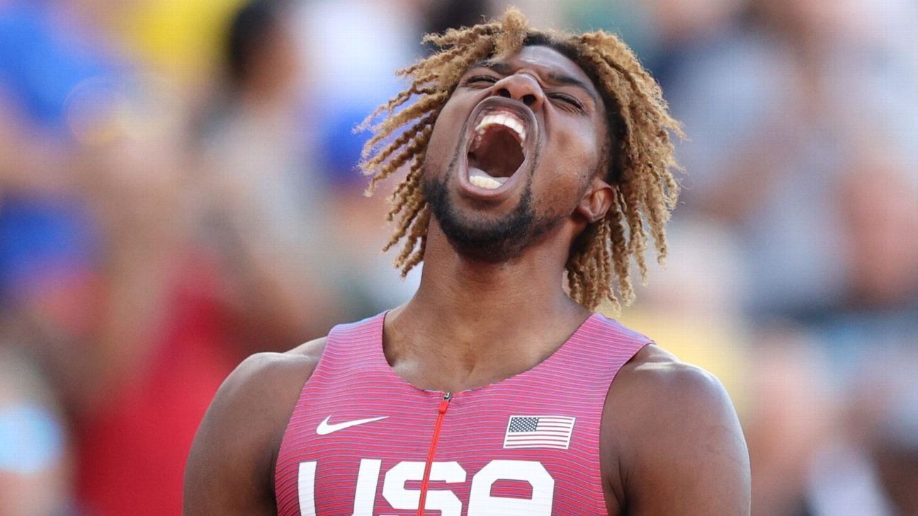 Noah Lyles wins 200meter world title at track and field championships