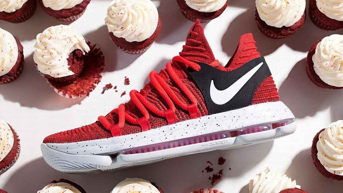 Kevin Durant Red Velvet Cupcake Shoes