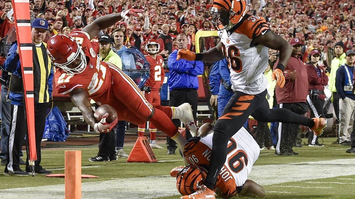 Watch highlights from the Chiefs’ 4510 win over the Bengals on Sunday